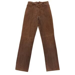 VTG Wahoo Maker Yuma Arizona Buckle Back Dungarees Frontier Pants Men's 29x34